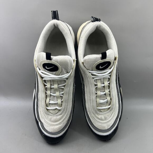 Nike Air Max 97 Running Shoes Men Size 11 White Black Comfort Low Top Sneakers - Picture 5 of 9